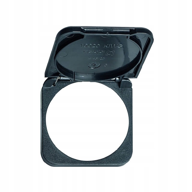 Fawo black electrical socket cover