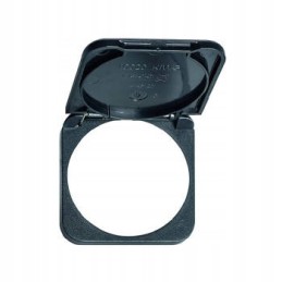 Fawo black electrical socket cover