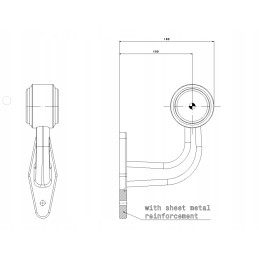 LED marker lamp, side marker lamps, set, pair