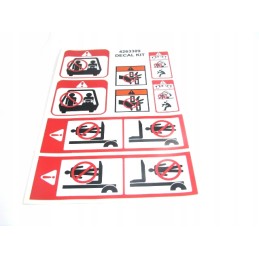 Warning stickers set of pictograms 2286273