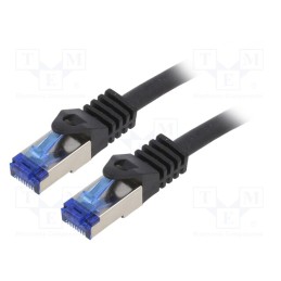 1 pcs x LOGILINK - C6A073S - Patch cord, S/FTP, 6a, stranded, Cu, LSZH, black, 5m, 26AWG, -20÷75°C