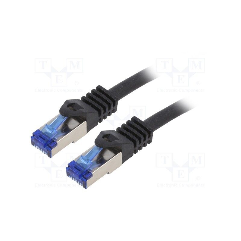 1 pcs x LOGILINK - C6A073S - Patch cord, S/FTP, 6a, stranded, Cu, LSZH, black, 5m, 26AWG, -20÷75°C