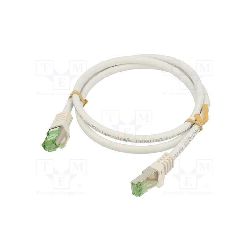 1 pcs x Goobay - 61093 - Patch cord, S/FTP, Cat 8.1, stranded, Cu, LSZH, black, 1m, 26AWG