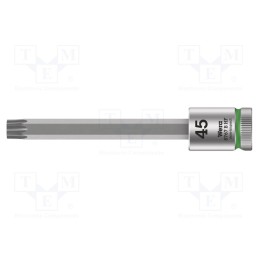 1 pcs x WERA - 5003071001 - Socket, socket spanner,Torx®, TX45, 3/8', 100mm, Zyklop