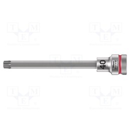 1 pcs x WERA - 5003069001 - Socket, socket spanner,Torx®, TX40, 3/8', 107mm, Zyklop