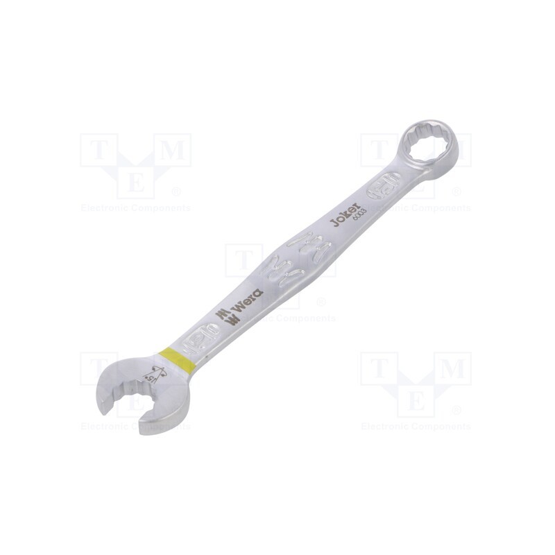 1 pcs x WERA - 5020201001 - Wrench, combination spanner, 10mm, steel, Joker 6003, L: 125mm