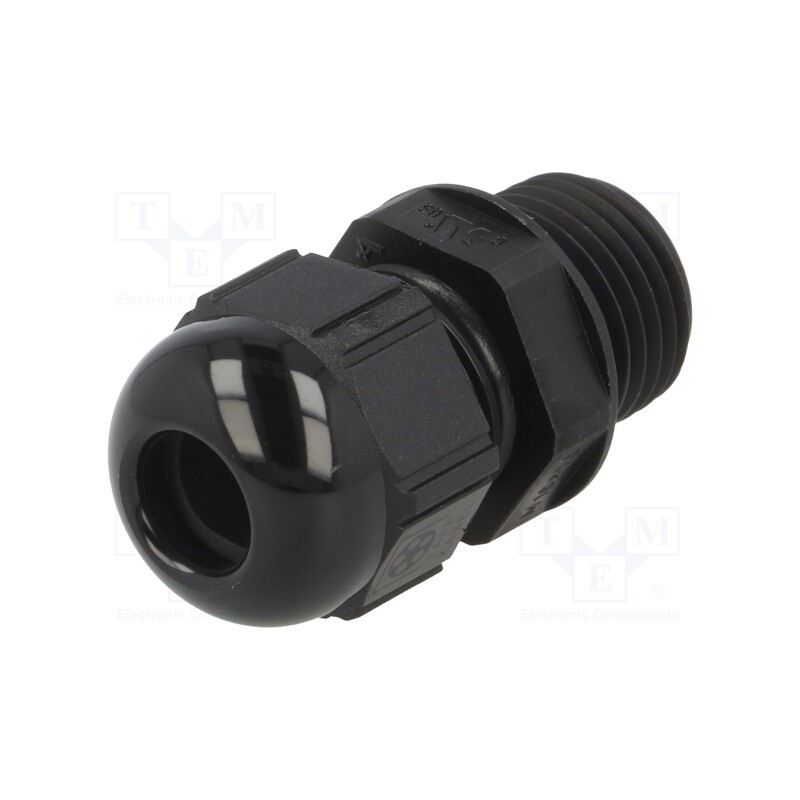 1 pcs x LAPP - 53017210 - Cable gland, with long thread, M16, 1.5, IP68, polyamide, black