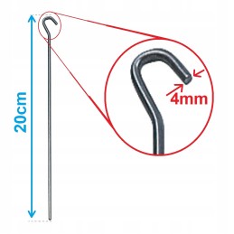 Herring pins 20 cm 10 pcs