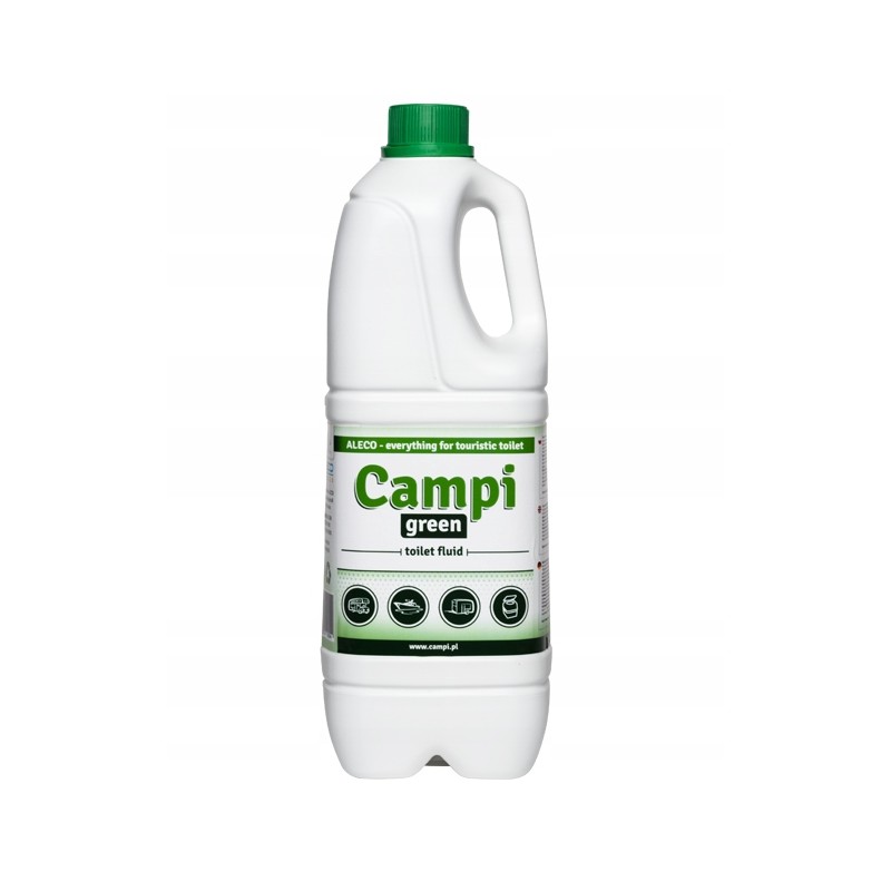 Campi green 2l camper liquid for tourist toilets