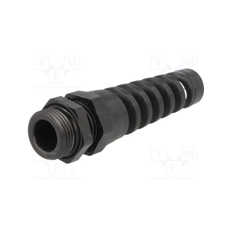 1 pcs x HUMMEL - 1.293.1101.14 - Cable gland, with strain relief, PG11, IP68, polyamide, black