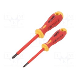 1 set x FELO - 41792191 - Kit: screwdrivers, insulated, 1kVAC, PlusMinus cross PZ-type