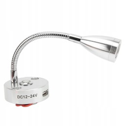 Flexible rv reading lamp, 3 colors