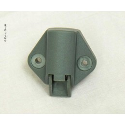 Lock for oval cabinet handle