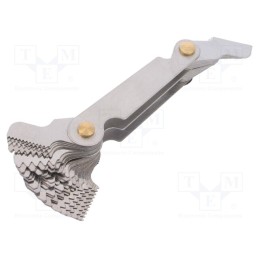 1 pcs x YATO - YT-29984 - Screw pitch gauges, Range: 0,25÷6mm,4÷62