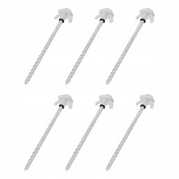 Tent peg pins, 20 cm, threaded