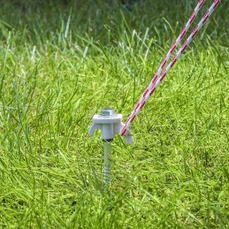 Tent peg pins, 20 cm, threaded