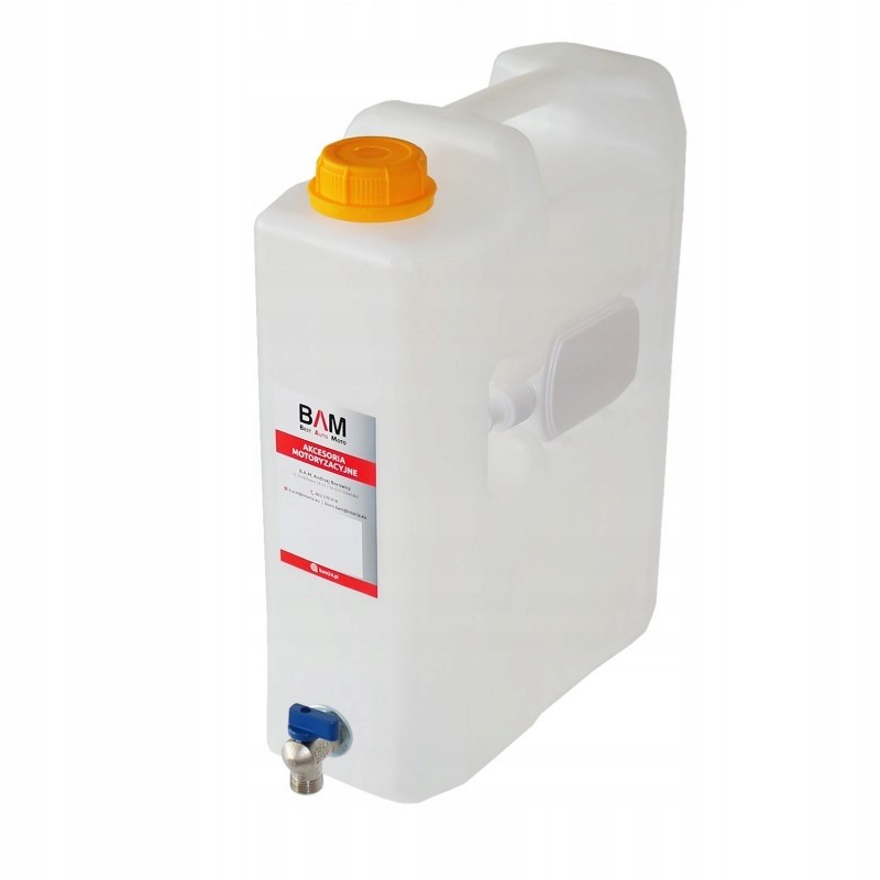 10l water bank container with threaded dispenser