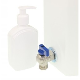 10l water bank container with threaded dispenser