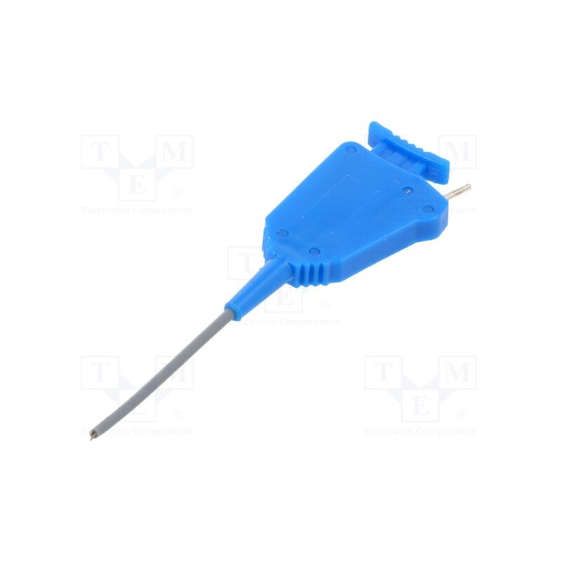 1 pcs x ELECTRO-PJP - 6606 - 080-6 - Clip-on probe, pincers type, 1A, 60VDC, blue, 0.8mm, 30VAC