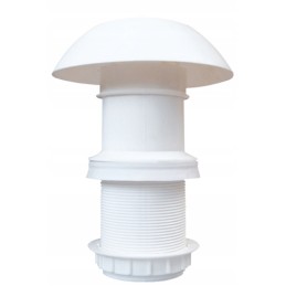 Chimney, roof ventilation, mushroom head, 60 mm