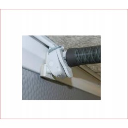 Trailer tent vestibule attachment clips