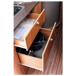 Gray anti-slip mat for drawer 30x360cm