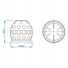 Rubber golf ball hook ball cap cover