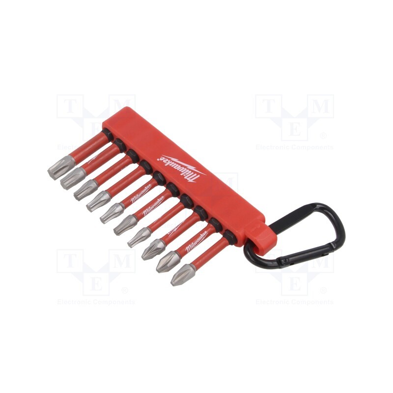 1 set x Milwaukee - 4932480941 - Kit: screwdriver bits, impact, 15pcs.