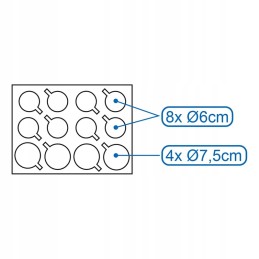 Foam for glass, cups, glasses, organizer, protection
