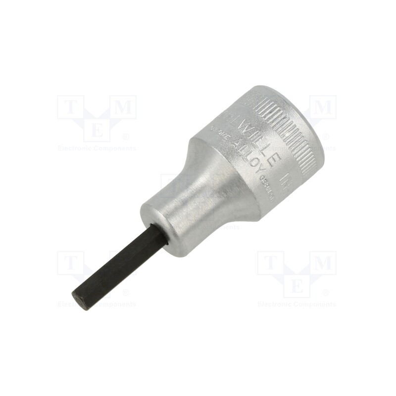 1 pcs x STAHLWILLE - 3050005 - Socket, hex key,socket spanner, HEX 5mm, 1/2', 60mm, INHEX