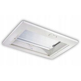 Midi Heki style roof window 700x500 with crank handle and Dometic circulation