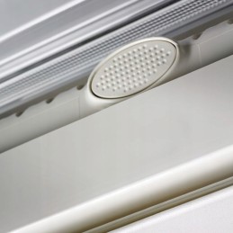 Midi Heki style roof window 700x500 with crank handle and Dometic circulation