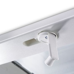 Midi Heki style roof window 700x500 with crank handle and Dometic circulation