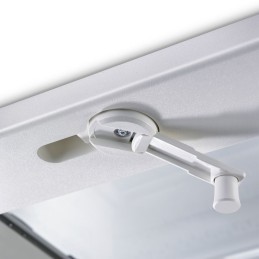 Midi Heki style roof window 700x500 with crank handle and Dometic circulation