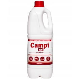 Campi red tourist toilet fluid 2l camper