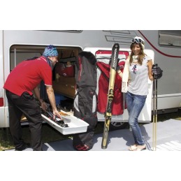 Garage slide Fiamma ski rack for camper