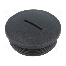 1 pcs x HUMMEL - 1.251.4001.50 - Stopper, M40, 1.5, IP54, polyamide, black, V-N-FS, Thread: metric