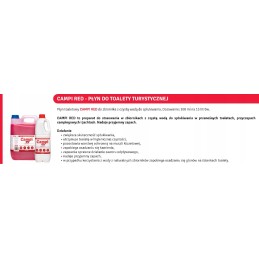 Campi red tourist toilet fluid 5l camper