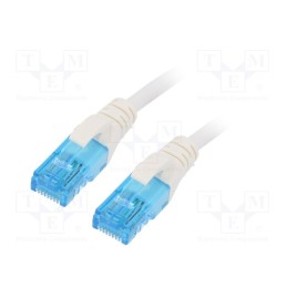 1 pcs x DIGITUS - DK-1512-0025/WH - Patch cord, U/UTP, 5e, stranded, CCA, PVC, white, 0.25m, 26AWG