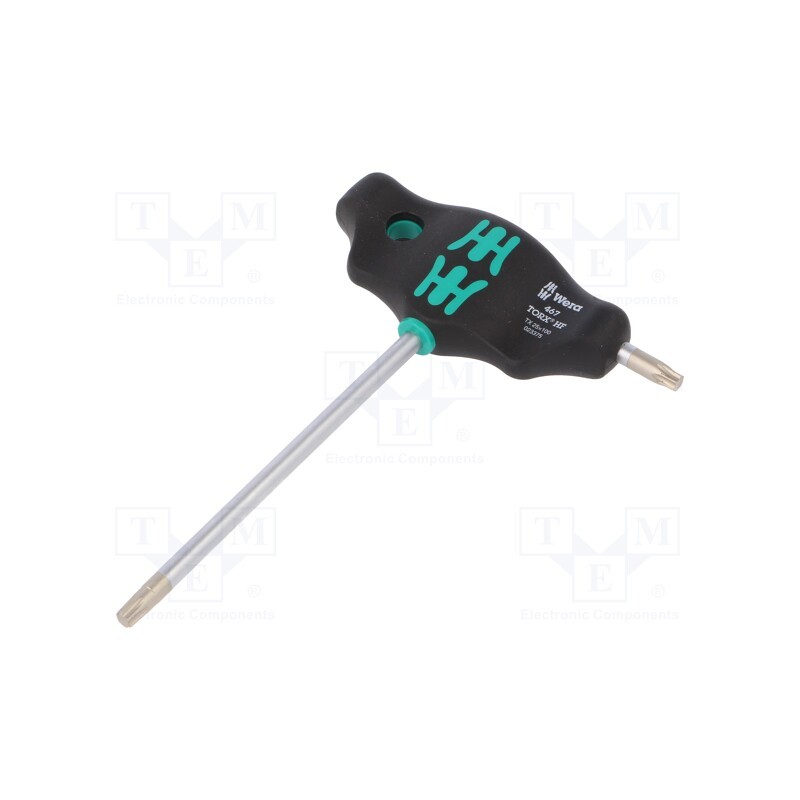 1 pcs x WERA - 5023375001 - Screwdriver, Torx®, TX25, with holding function, 400