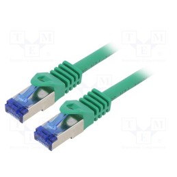 1 pcs x LOGILINK - C6A015S - Patch cord, S/FTP, 6a, stranded, Cu, LSZH, green, 0.25m, 26AWG