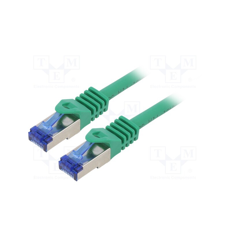 1 pcs x LOGILINK - C6A015S - Patch cord, S/FTP, 6a, stranded, Cu, LSZH, green, 0.25m, 26AWG