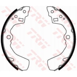 Trw gs8549 brake shoe set