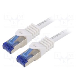 1 pcs x LOGILINK - C6A051S - Patch cord, S/FTP, 6a, stranded, Cu, LSZH, white, 2m, 26AWG, -20÷75°C