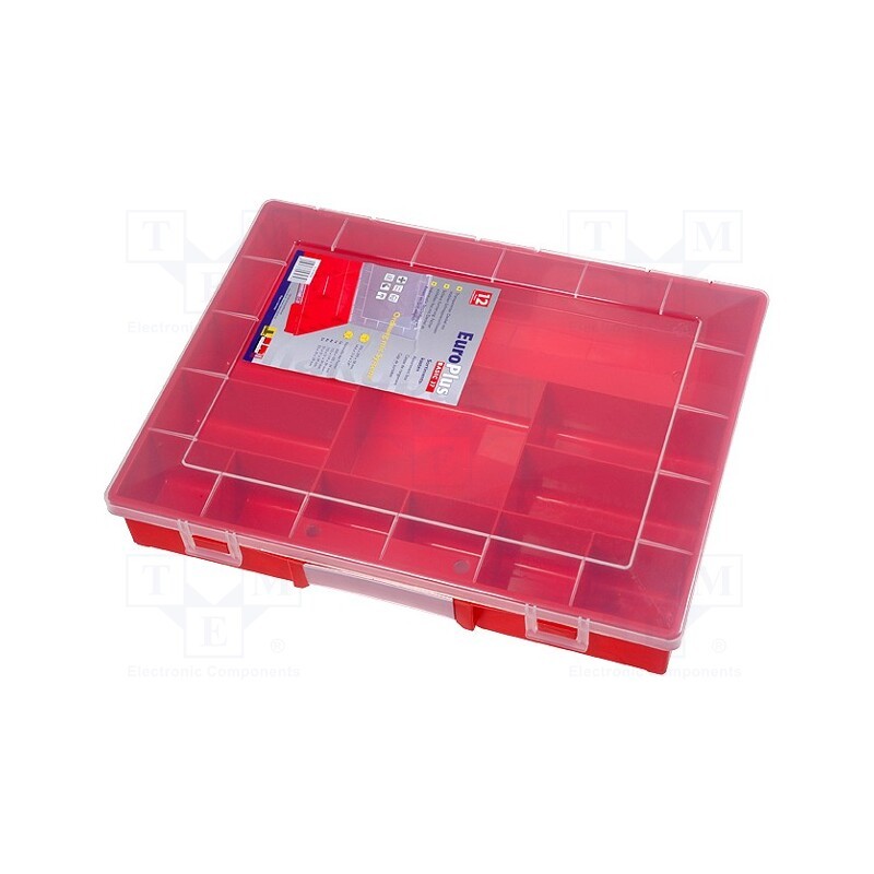 1 pcs x ALLIT AG - BMA457230 - Container: collective, with partitions, polypropylene, red