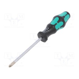 1 pcs x WERA - 5009312001 - Screwdriver, Pozidriv®, PZ1, Kraftform Plus-300