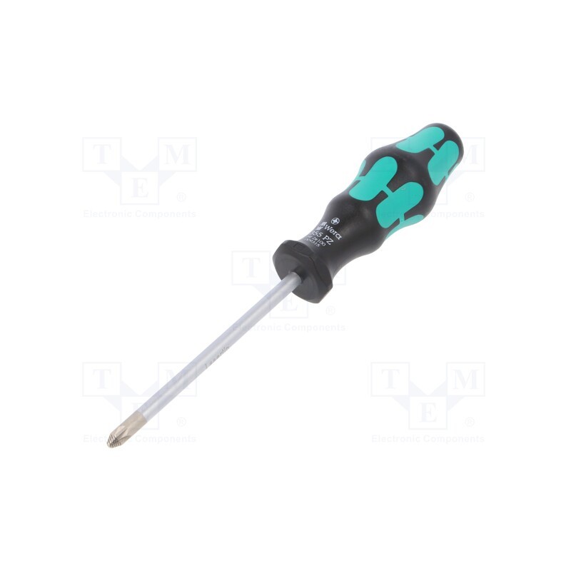 1 pcs x WERA - 5009312001 - Screwdriver, Pozidriv®, PZ1, Kraftform Plus-300