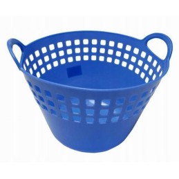 Tourist picnic basket, blue luise