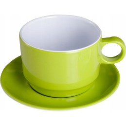 Melamine cup with space brunner lid