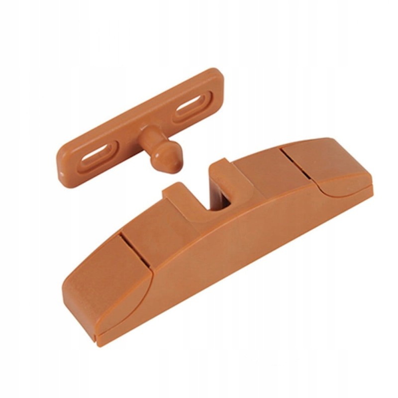 Fendt brown furniture cabinet door latch